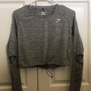 Gymshark seamless long sleeve crop top